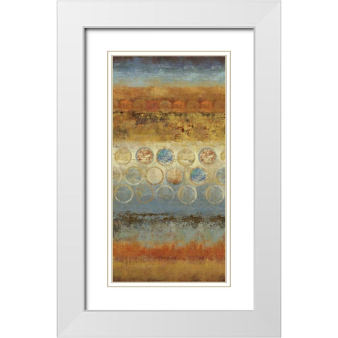 Playful I - Special White Modern Wood Framed Art Print with Double Matting by Pearce, Allison