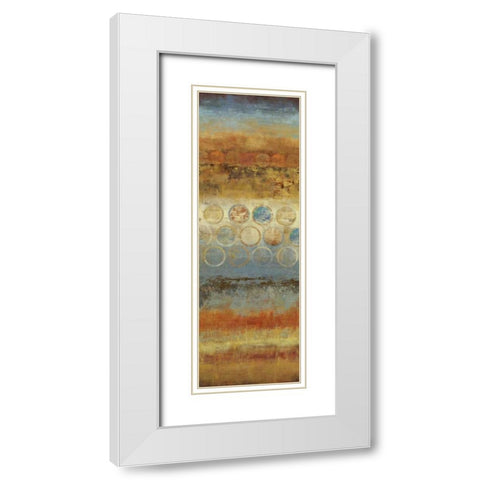 Playful I White Modern Wood Framed Art Print with Double Matting by Pearce, Allison