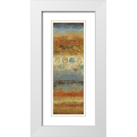 Playful I White Modern Wood Framed Art Print with Double Matting by Pearce, Allison