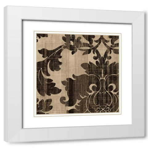 Chocolate I White Modern Wood Framed Art Print with Double Matting by Pearce, Allison