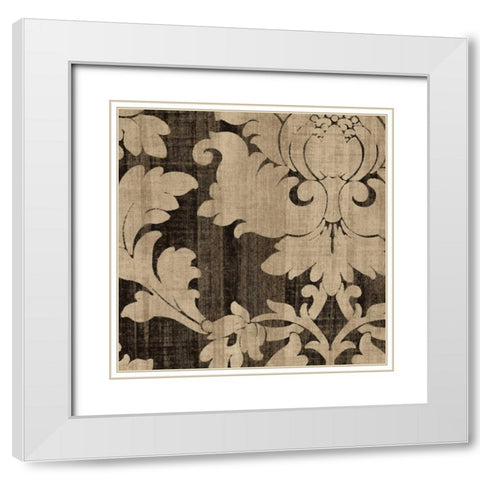 Chocolate II White Modern Wood Framed Art Print with Double Matting by Pearce, Allison