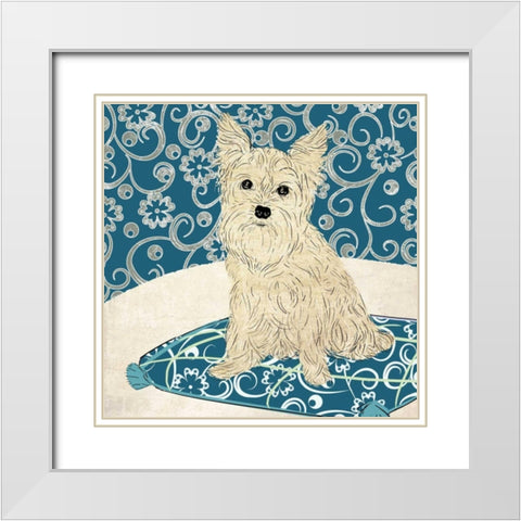 Francesca White Modern Wood Framed Art Print with Double Matting by Pearce, Allison