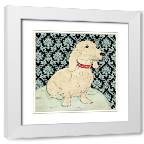 Reggie White Modern Wood Framed Art Print with Double Matting by Pearce, Allison