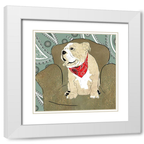 Herc White Modern Wood Framed Art Print with Double Matting by Pearce, Allison