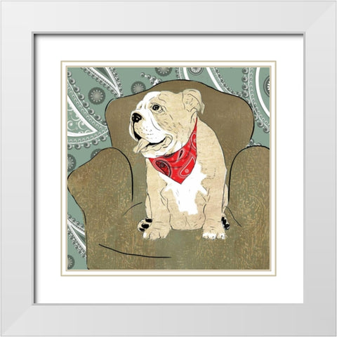 Herc White Modern Wood Framed Art Print with Double Matting by Pearce, Allison