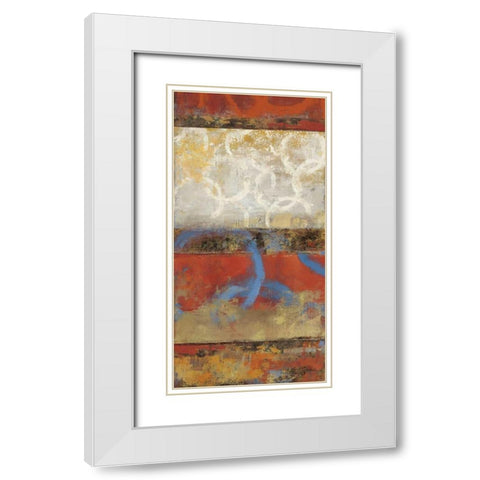 Converted I White Modern Wood Framed Art Print with Double Matting by Pearce, Allison