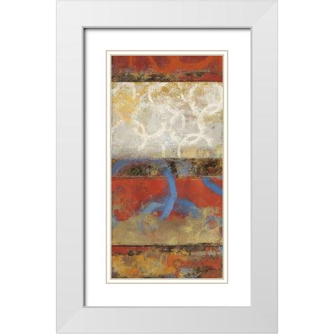 Converted I White Modern Wood Framed Art Print with Double Matting by Pearce, Allison