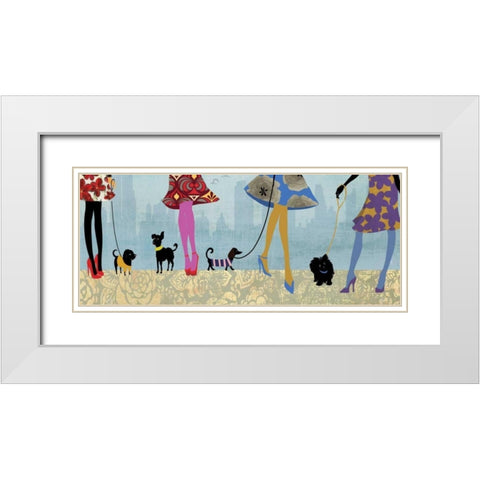 Quality Time I White Modern Wood Framed Art Print with Double Matting by Pearce, Allison