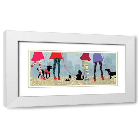 Quality Time II White Modern Wood Framed Art Print with Double Matting by Pearce, Allison