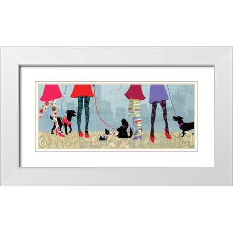 Quality Time II White Modern Wood Framed Art Print with Double Matting by Pearce, Allison