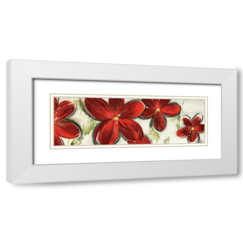 Ardour II  White Modern Wood Framed Art Print with Double Matting by Pearce, Allison