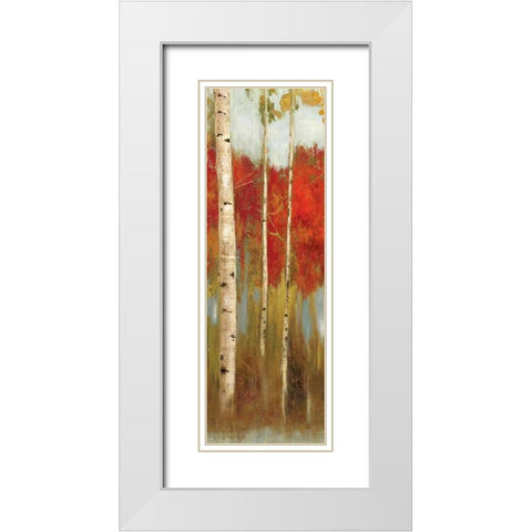 The Edge Lookout I White Modern Wood Framed Art Print with Double Matting by Pearce, Allison