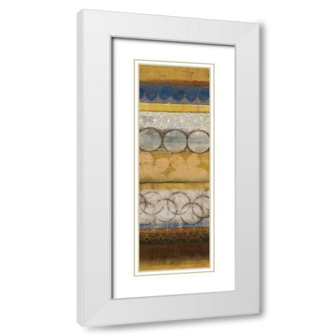 Mellow II White Modern Wood Framed Art Print with Double Matting by Pearce, Allison