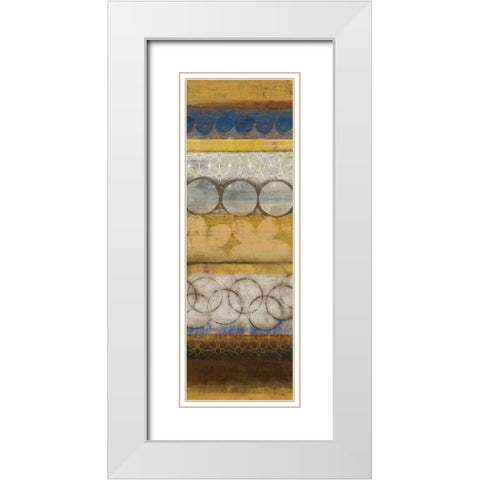 Mellow II White Modern Wood Framed Art Print with Double Matting by Pearce, Allison