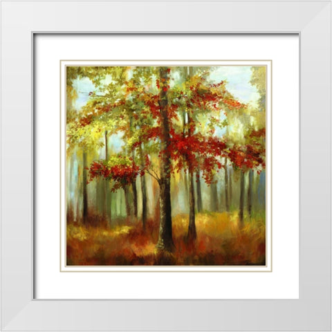 Soft Light White Modern Wood Framed Art Print with Double Matting by Pearce, Allison