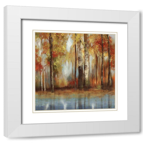 Soft Light - Oversize White Modern Wood Framed Art Print with Double Matting by Pearce, Allison
