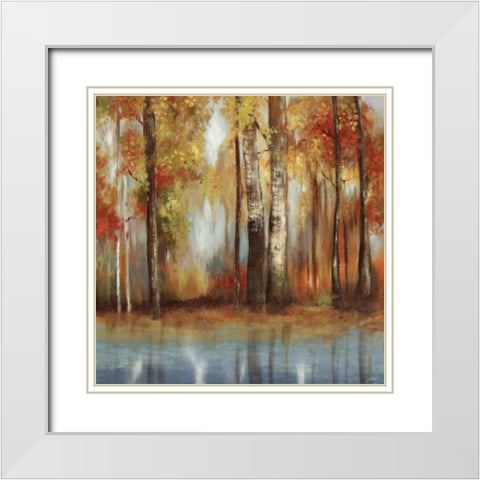 Soft Light - Oversize White Modern Wood Framed Art Print with Double Matting by Pearce, Allison