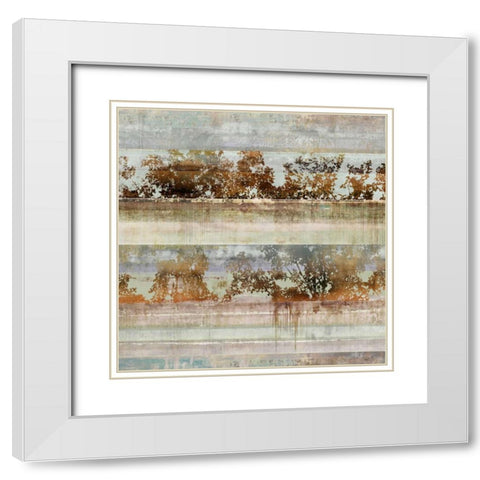 Inverse Memory I White Modern Wood Framed Art Print with Double Matting by PI Galerie