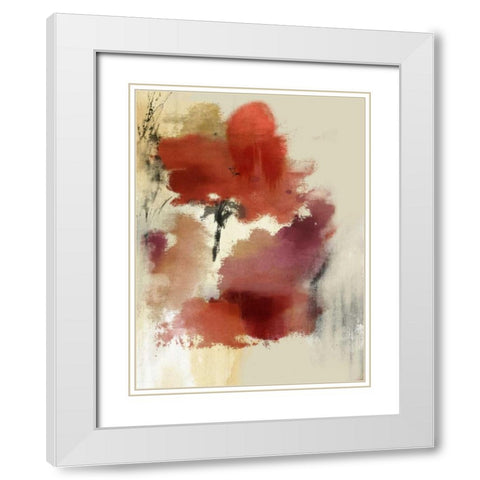 Sensual White Modern Wood Framed Art Print with Double Matting by PI Galerie