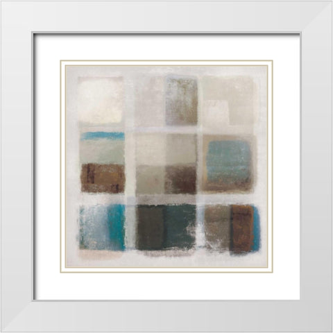 Captive White Modern Wood Framed Art Print with Double Matting by PI Galerie
