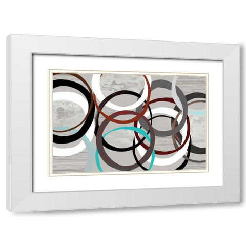 Alterior Motives I White Modern Wood Framed Art Print with Double Matting by PI Galerie