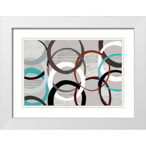 Alterior Motives II White Modern Wood Framed Art Print with Double Matting by PI Galerie