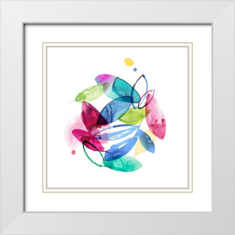 Swift I White Modern Wood Framed Art Print with Double Matting by PI Galerie
