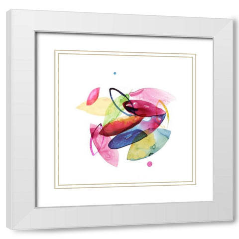 Swift II White Modern Wood Framed Art Print with Double Matting by PI Galerie