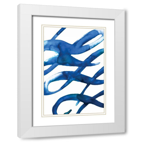 Infinity I  White Modern Wood Framed Art Print with Double Matting by PI Gallery