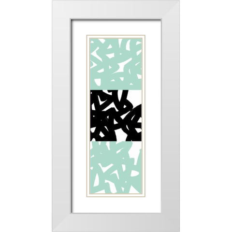 Tender Gesture II White Modern Wood Framed Art Print with Double Matting by PI Galerie