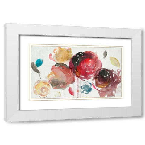 Walking Through II White Modern Wood Framed Art Print with Double Matting by PI Galerie