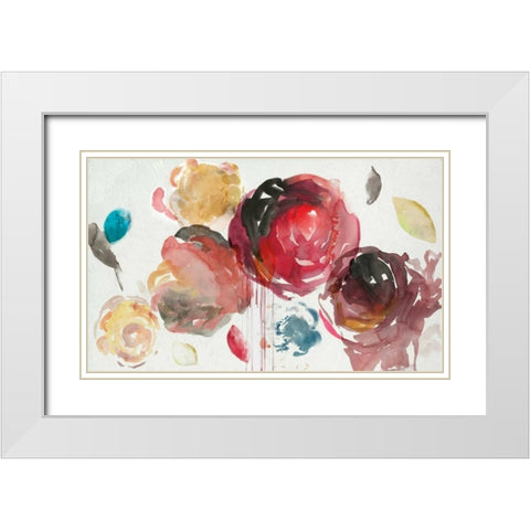 Walking Through II White Modern Wood Framed Art Print with Double Matting by PI Galerie
