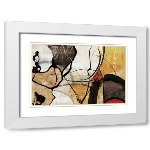 Steam White Modern Wood Framed Art Print with Double Matting by PI Gallery