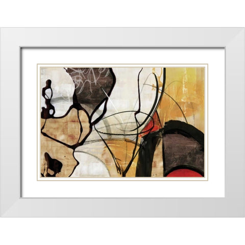 Steam White Modern Wood Framed Art Print with Double Matting by PI Gallery