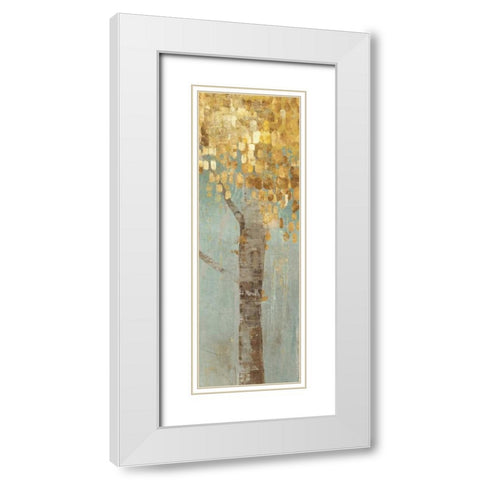 Faintest Breath I White Modern Wood Framed Art Print with Double Matting by PI Galerie