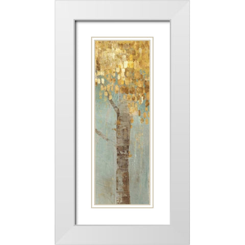 Faintest Breath I White Modern Wood Framed Art Print with Double Matting by PI Galerie
