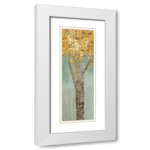 Faintest Breath II White Modern Wood Framed Art Print with Double Matting by PI Galerie