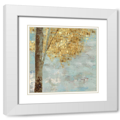 Faintest Breath iIII White Modern Wood Framed Art Print with Double Matting by PI Galerie