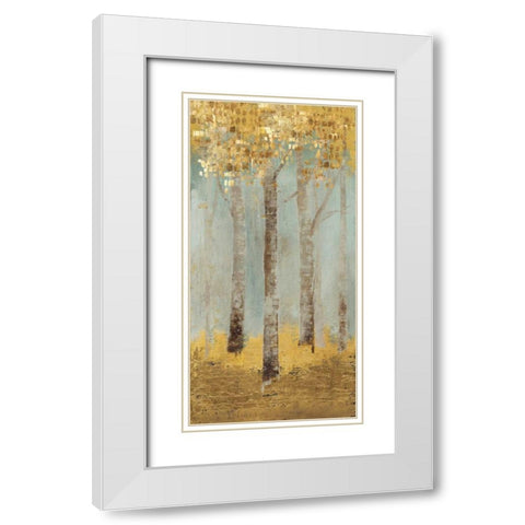 Faintest Breath IV White Modern Wood Framed Art Print with Double Matting by PI Galerie