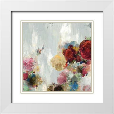 Septembre II White Modern Wood Framed Art Print with Double Matting by PI Galerie