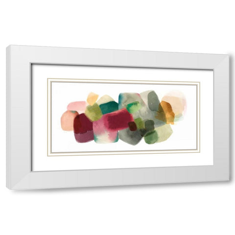 Promises I White Modern Wood Framed Art Print with Double Matting by PI Galerie