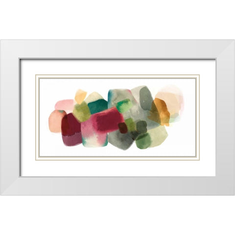 Promises I White Modern Wood Framed Art Print with Double Matting by PI Galerie