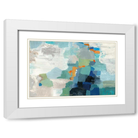Tender  White Modern Wood Framed Art Print with Double Matting by PI Galerie