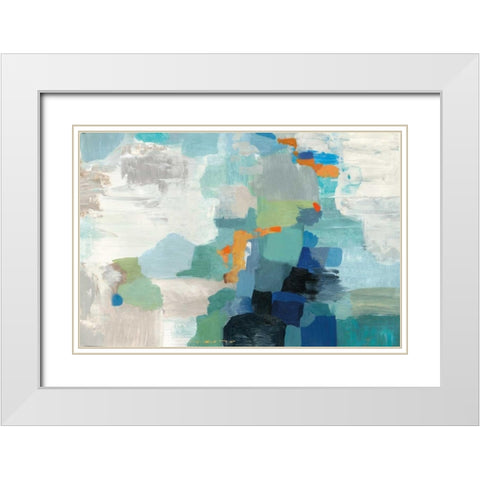 Tender  White Modern Wood Framed Art Print with Double Matting by PI Galerie