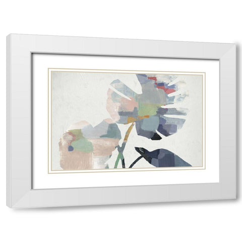 Tender  White Modern Wood Framed Art Print with Double Matting by PI Studio