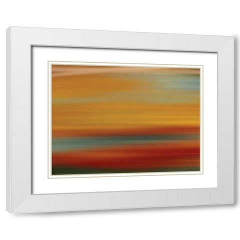 Fit I White Modern Wood Framed Art Print with Double Matting by PI Galerie