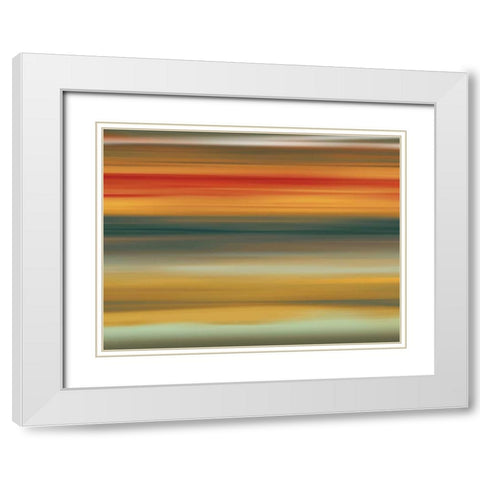 Fit II White Modern Wood Framed Art Print with Double Matting by PI Galerie