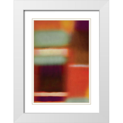 Remind Me II White Modern Wood Framed Art Print with Double Matting by PI Galerie