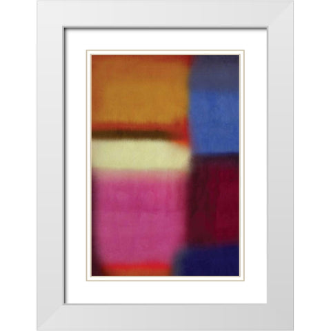 Remind Me IV White Modern Wood Framed Art Print with Double Matting by PI Galerie