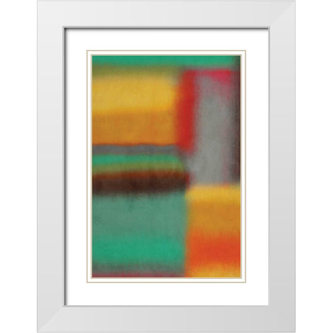 Remind Me VI White Modern Wood Framed Art Print with Double Matting by PI Galerie